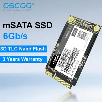 OSCOO mSATA SSD (Solid State Disk mini 128GB SATAIII 256GB 512 GB 1 TB SSD kõvaketas Sisemine Solid State kõvaketas Arvuti 16