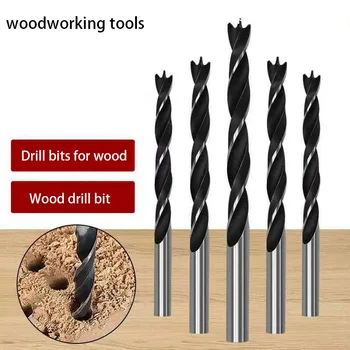 kolme-punkti puidutöötlemine drill bit perforeerimine toetada puurida electric drill pöörleva peaga puidust plank auk erilist twist drill bit 3