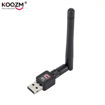 Võrgu Kaart Mini USB WiFi Adapter Kaardi 150 mbit / s 2dBi WiFi Adapter PC WiFi Antenn WiFi Dongle 2.4 G USB Ethernet, WiFi, Vastuvõtja