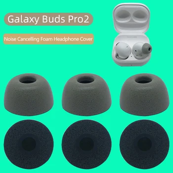 1Pair Mälu Vaht Varruka Earbuds Ear Kõrvaklapid Earcaps Samsung Galaxy Buds2 Pro Bluetooth-Peakomplekti In-Ear Mütsid Hõlmab Eartips 15