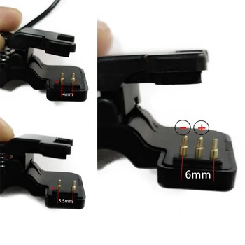 Uus TW64 68 Smart Universal Laadimine USB Kaabel, Laadija Clip 2/3 Sõrmed Ruumi vahel 4/5.5/6 mm Must 4
