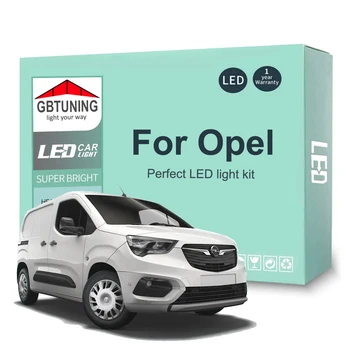LED Salongi Lamp Komplekt Vauxhall Opel Combo Zafira MPV Frontera Crossland X Antara Grandland X Movano Mokka Vivaro Lamp