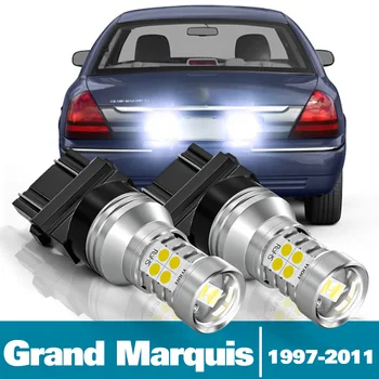 2tk LED Vastupidises Valguses Mercury Grand Marquis Tarvikud 1997-2011 2004 2005 2006 2007 2008 2009 2010 Backup Tagasi üles Lamp 12