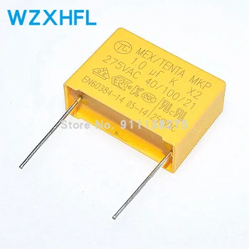 10tk 275V X2 kondensaator Pigi 15mm X2 275VAC 1UF Polypropylene film capacitor