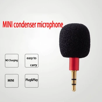 Professionaalne 3,5 mm Pistikuga Mikrofoni Väike Mic Mini Isotroopne Mikrofon videokonverentsi Intervjuu 10
