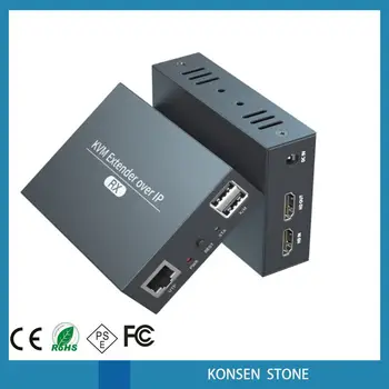 200M HDMI KVM Extender Üle IP-HDMI-USB Extender kaudu cat6 Rj45 Ethernet Võrgu-HDMI-USB-Üle UTP/STP Support USB Hiir, Klaviatuur 4