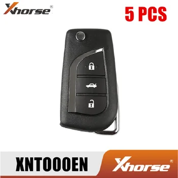 5TK/Palju XHORSE XNTO00EN Traadita Universal Remote Key Toyota Stiil 3 Nööpi inglise Versiooni 12