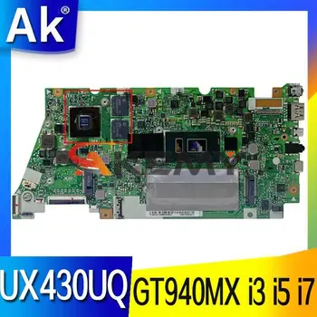 UX430UN Sülearvuti Emaplaadi GT940MX i3 i5 i7 PROTSESSOR, 8 GB 16 GB RAM ASUS UX430U UX430UV UX430UNR UX430UQK U4300U Sülearvuti Emaplaadi 1