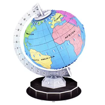 Uus Värvimine Maailma 3D-Maailma Puzzle DIY Värvi Oma Maailma, Haridus Mänguasjad Ideaalne Õppe Geograafia Kids Room Decor 4