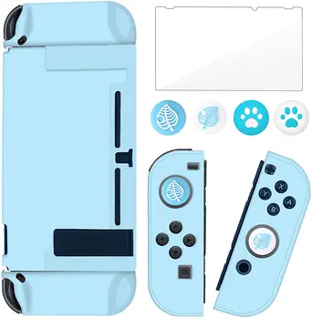 Dockable Shell Protective Case Cover Nintendo Lülitage Tarvik Rõõmu Kontrollerid Koos Klaasi Screen Protector Anti-Scratch
