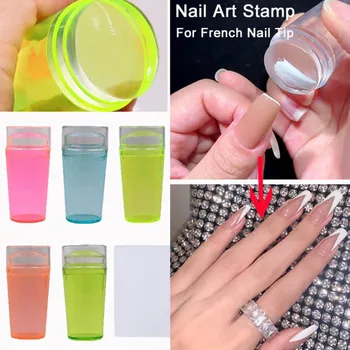 Neoon Värvi Maniküüri-Vahendid, Naiste Lady DIY Fluorestsents Silikoon Küünte Poleerimisvahendid Color Nail Art Küüne Templi 1