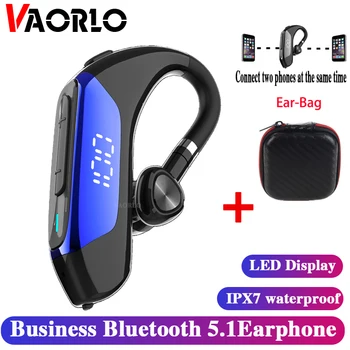 Uus S08 Bluetooth Kõrvaklapid LED-Ekraan, Kaua Ooterežiimis Äri Juhtmeta Peakomplekti Veekindel Sport Müra Tühistamises Hifi Kõrvaklapid 13