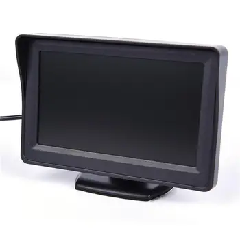 4.3-tollise Ekraaniga Auto Hd Monitor Tft Lcd Digitaalne Ekraan kahesuunaline Sisend Päikesevarju Monitor Tagurpidi Kaamera 15