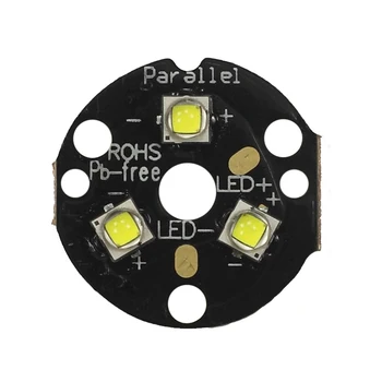 Kolmekordne CREE XP-G2 LED SMD 3535 Emitter koos KDLITKER 20mm DTP Vask MCPCB Paralleelselt Optika Taskulamp DIY 12