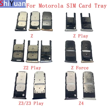 SIM-Kaardi Salve Mälu MicroSD-Kaardi Motorola Moto Z Z Mängida Z2 Mängida Z Force Z3 Z4 SIM-Kaardi Pesa Omanik Varuosad 12