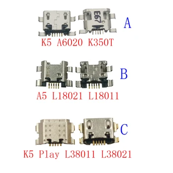 10tk USB Laadija Laadimise Port Plug Dock Connector Lenovo 5 Pr Mängida L38011 L38021 K5Play A6020 K350T A5 L18021 L18011 Micro 11