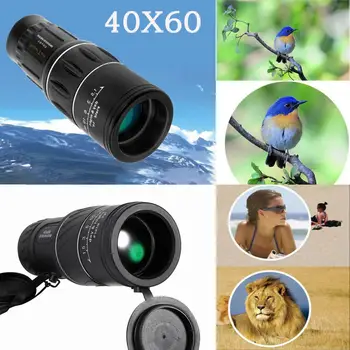 40x60 Binoklid Ultra HD Tasku Teleskoobi Nutitelefoni Mini Zoom Monocular Väljas Telkimine, Matkamine, Jahindus Reisimine 11
