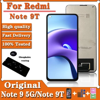 Algne Jaoks Xiaomi Redmi Märkus 9T Note9T LCD J22 M2007J22G Ekraan, millel on Puutetundlik Digitizer Assamblee Redmi Lisa 9 5G LCD 8