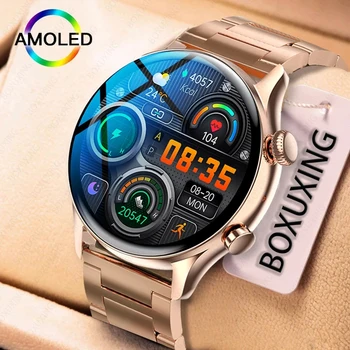 2022 Uus AMOLED Smartwatch Mehed 390*390 HD 1.36 tolline Toetab NFC Bluetooth Veekindel Sport Fitness IP68 Tracker Smartwatch Mehed 6