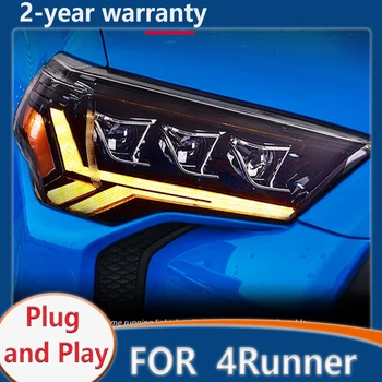Pea Lamp Toyota 4 Runner LED Vilkur 2014-2020 Pesuseade Runner PÄEVATULED suunatuli kaugtulede Angel Eye Projektori Objektiivi 14