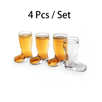 4 Tk Komplekt 50ml suure mahutavusega pliivaba klaas tassi barware kodu õlle klaas kruusid õlut drinkware 5
