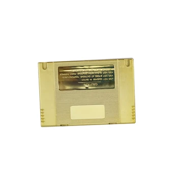 Kullatud Mäng Ctridge Asendamine Plastikust Kest SNES mängu Konsool kaart 16 bit mängu kaart shell JP/EU Versioon 5
