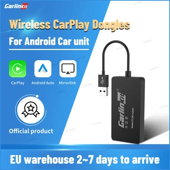 Carlinkit Traadita Apple CarPlay Dongle USB-Android Auto Android Auto Ühik iOS Auto Mängida Auto Connect Autokit Mirrorlink Box 5