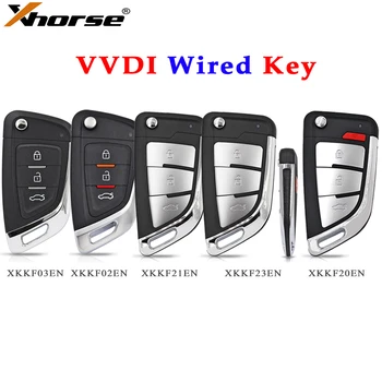 Xhorse XK Seeria VVDI Wire Remote XKKF02EN XKKF03EN XKKF20EN XKKF21EN XKKF23EN jaoks VVDI2 / VVDI Mini / Peamine Vahend Max BMW 7
