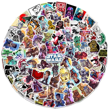 10/30/50/100TK Disney Lahe Star Wars Kleebised Decal Kids Mänguasi Sülearvuti Rula, Telefon Mootorratta Anime Veekindel Kleebis 4
