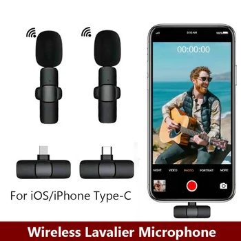 Mini Lavalier Traadita Mikrofon Rinnamikrofon Raku/Mobiiltelefoni Professionaalne Audio-Video Salvestamine Mikrofoniga iPhone ' i või Android-Live Mic 16