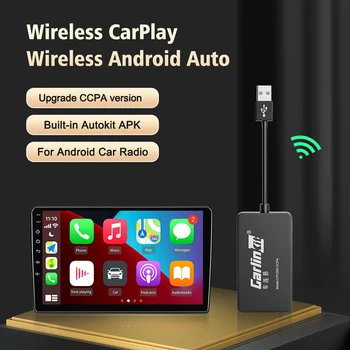 Uuendada CarlinKit Traadita Android CarPlay Traadita Adapter, Auto Multimeedia Mängija, USB Dongle Auto Ariplay Smart Link IOS14 15