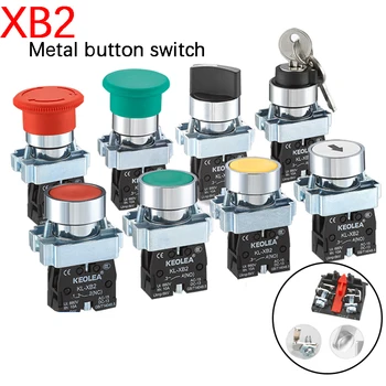 Nupp switch ise reset XB2 väike seene pea emergency stop 22mm nupp klahvi start inching sisse XB2-BS542 XB2-BA31 XB2-BA42