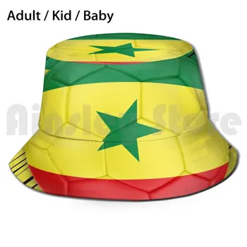 Senegali Jalgpalli Riigi Lipu all, Kopp Müts Täiskasvanud laps beebi Rand, Päike Mütsid Senegali Senegal Riigi Lipu Konkurentsi Jalgpall 3