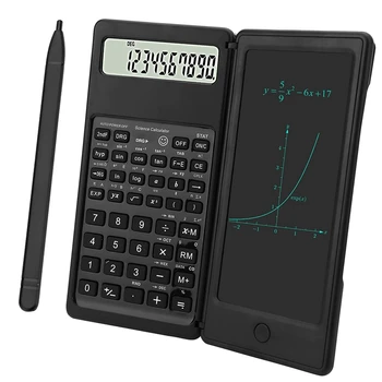 Teaduslik Kalkulaator 10-Kohaline LCD Ekraan Engineering Kalkulaator koos Kirjalikult Tablett keskkooli ja Kolledži