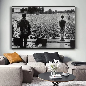 Oasis Liam Gallagher Knebworth Lõuend Seina Pop Art Print Kunsti Sügav Põhjamaade Teenetemärgi Lõuend Plakatid Maali Cuadros 1