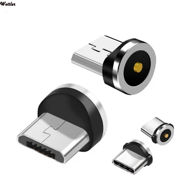 Magnetvälja Juhtme Pistiku Tüüp C Micro-USB-C Pistikud Kiire Laadimise Adapter Telefoni Mikro-Usb-Type-C Magnetiga Laadija iphone ' i Jaoks Pistikud 5