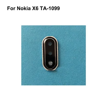 Nokia X6 TA-1099 Tagumine Tagasi Kaamera Klaas Objektiivi +Kaamera Kate Ringi Eluaseme Osad Nokia X 6 14
