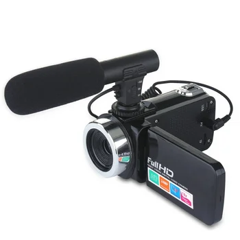 24MP HD Videokaamera 18x Digitaalne Zoom Video Kaamera Youtube ' i Live-Vlog Öise Nägemise 3-Tolline LCD-Kaamera, Mikrofon