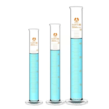 10ml-1000ml Lõpetas Mõõtmise Klaasist Silinder skaala line Keemia Laboratoorsed Eksperimendid 9