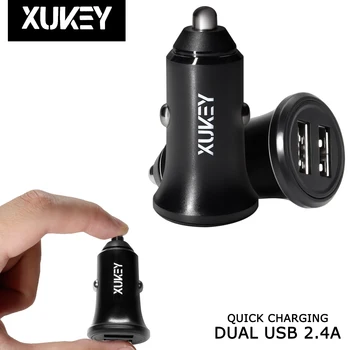 XUKEY USB-Pordid autolaadija Kiire Laadimine QC3.0 2.4 Kiire Laadimine Auto USB Laadija iPhone Xiaomi Huawei Samsung Mobile Telefon