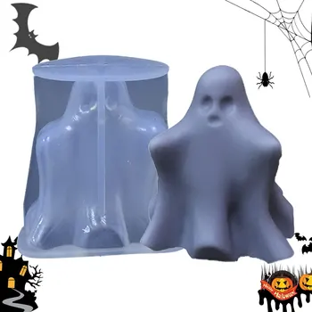 3D Vaimu Silikoon Hallituse Halloween Vaimu Silikoonist Vormid jaoks Küünla valmistamiseks DIY Vaik Casting Hallituse sojavahast Aroomiteraapia Seep Fo 8