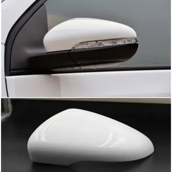 Golf 6 MK6 Välimine tagurdamise peegel shell Rearview mirror kest valge 15