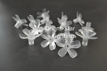 Kõrge Qualit Pehme Plastikust Läbipaistev Cherry blossom Lilled DIY LED String Jõulud Holiday Garden Pulm Teenetemärgi Valgus