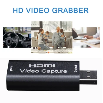 1080P HDMI USB 2.0 HD Video, Audio Capture Kaardi Standard AWG26 Kaabel-Toetada Windows, Android ja MacOS Õpetamiseks Salvestamine 7