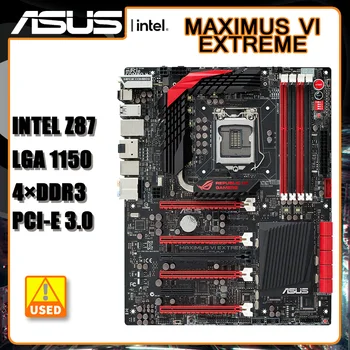 ASUS Maximus VI Äärmiselt LGA 1150 DDR3 Emaplaat Intel Z87 32GB PCI-E 3.0 SATA III USB3.0 ATX Jaoks intelXeon E3-1285 V3 protsessoriga 9