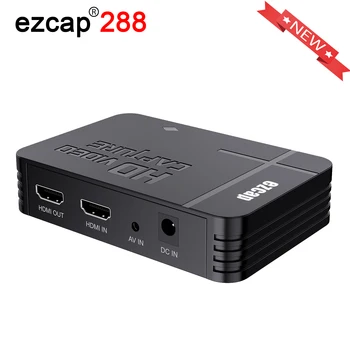 Ezcap288 Video Capture Card Komposiit HDMI AV Video Salvestamise Box USB Flash Disk Ei ole Vaja ARVUTI mic Input Line Out HDMI Aasa 3