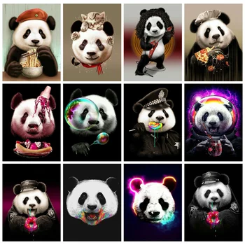 Loomade Lõuend Kunsti Maalid Panda Plakat ja Print Cuadros Seina Art Pilti Lapsed Magamistoaga Kodu Kaunistamiseks Kingitus Raamimata