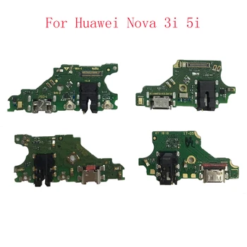 Originaal Aku Port-Ühenduspesa Juhatuse Osad Flex Kaabel Huawei Nova 5 5Pro 5i 5iPro 5T 3 3E 3i 4 4E USB-PCB Asendamine Osa 14