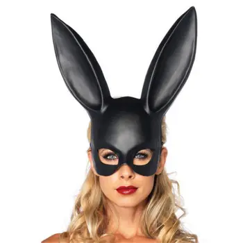 Isiku Asjade Cosplay Maskid Näole Naiste Halloween Seksikas Bunny Mask Pool Baari, Ööklubi Kostüüm Küüliku Kõrvad Maskid 2