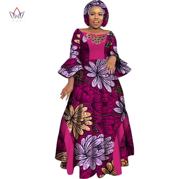 Pika Varrukaga Kleidid Naistele Poole Pulm Casual Kuupäeva Dashiki Aafrika Naiste Kleidid, 2021-Aafrika Kleidid Naistele WY3819 15